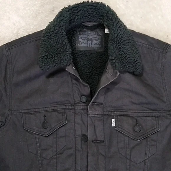 Levi's Jacket Size Small Button Front Sherpa lined - Picture 2 of 12